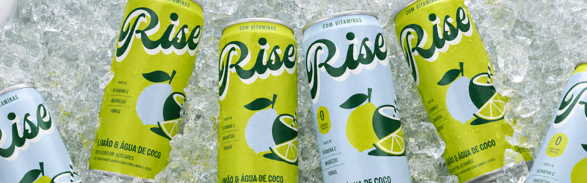 Rise no café com sabor de limão e água de coco